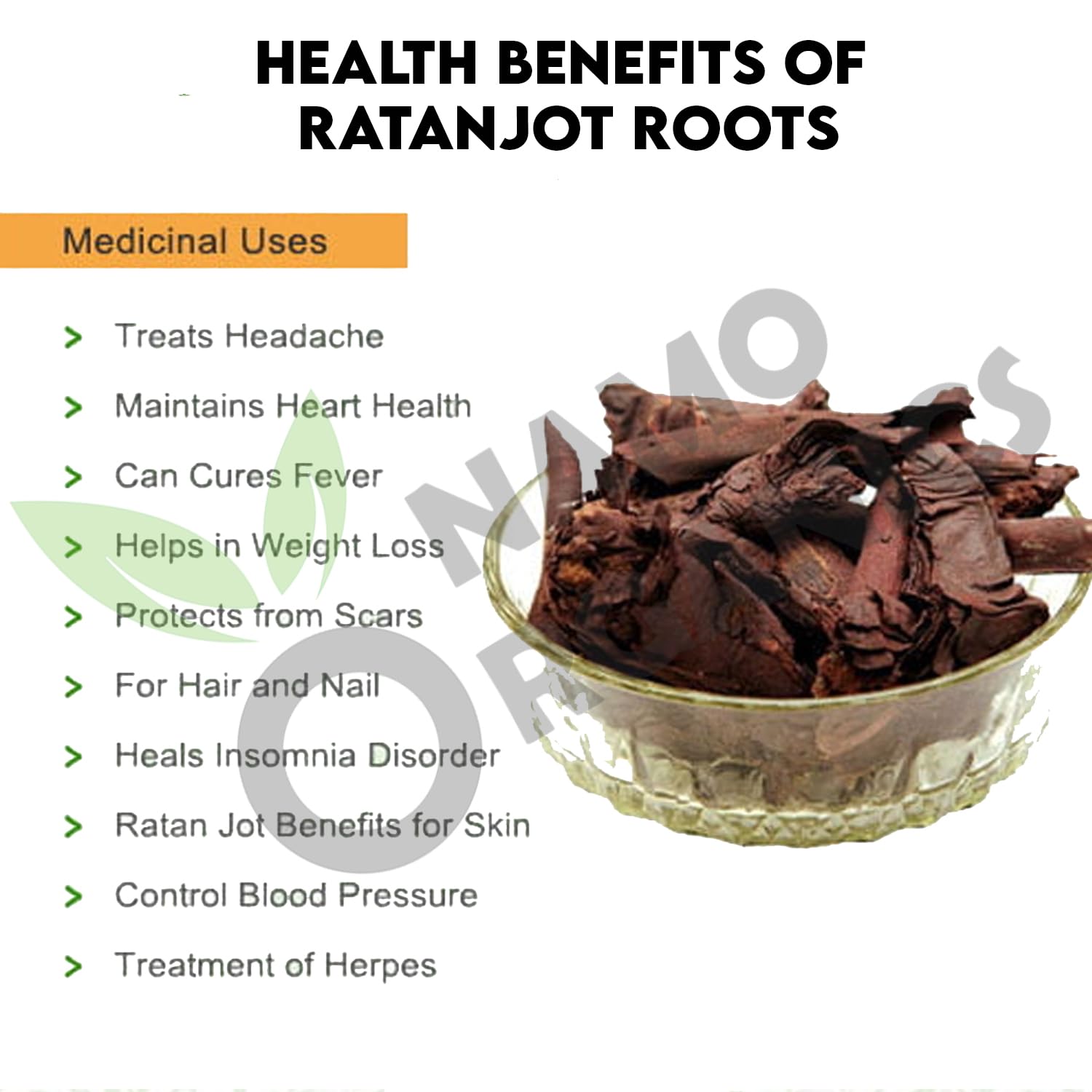 Namo Organics Ratanjot Root - 100 gms image 4
