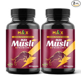 Max Ayurveda Musli Premium For Men - 60 Capsules - Pack Of 2