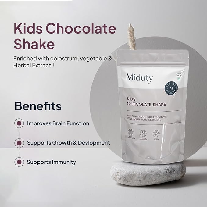 Miduty By Palak Notes Kids Chocolate Shake Powder - 400 gms image 4