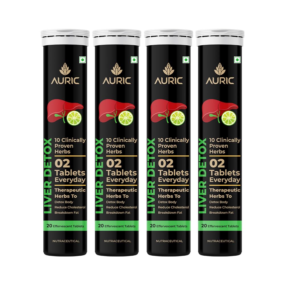 Auric Liver Detox Effervescent Tablet Drop Fizz & Drink image 4