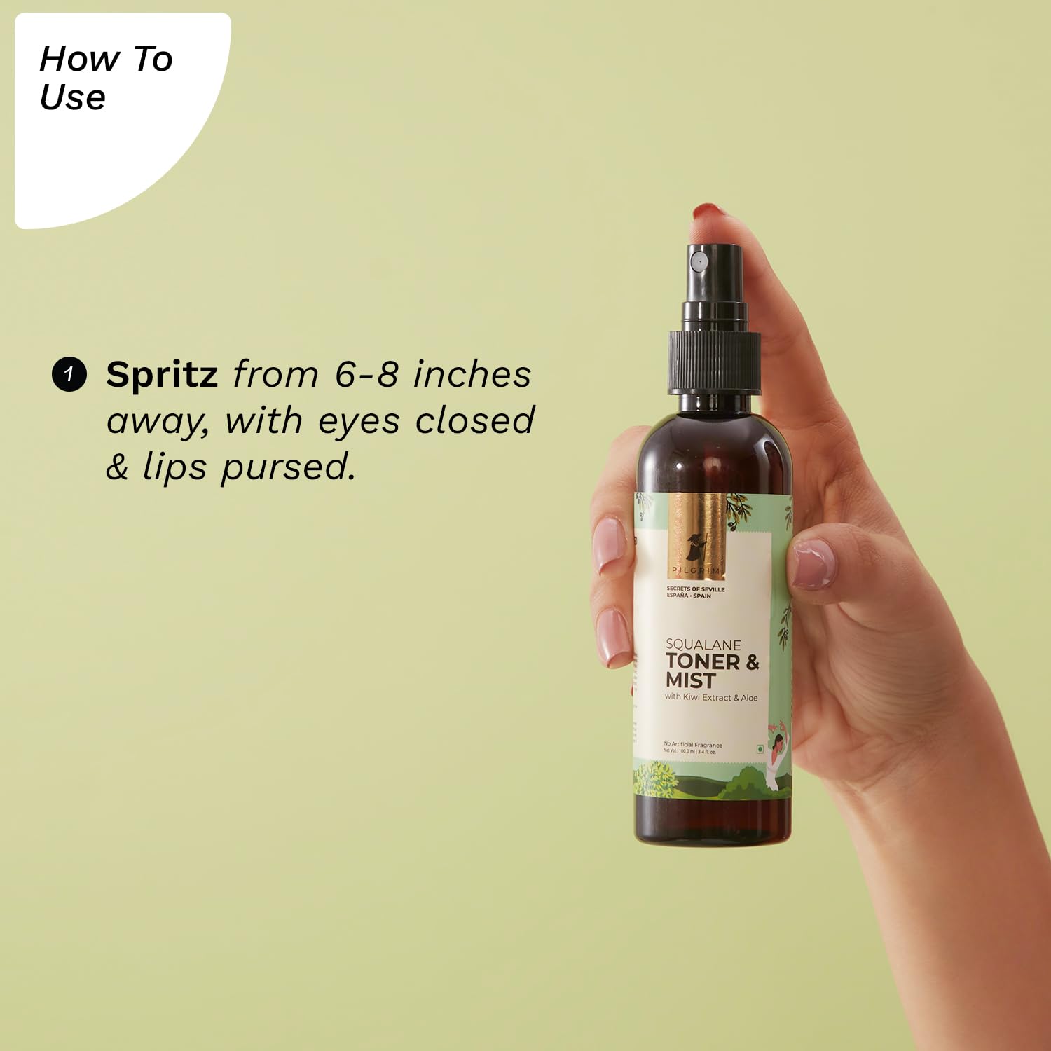PILGRIM Spanish Squalane Face Toner 100ml image 4