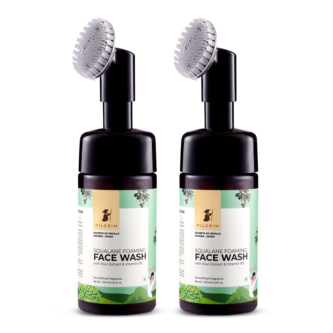 Pilgrim Spanish Foaming Face Wash With Kiwi Extracts & Aloe For Skin Hydration -120 ml image 6