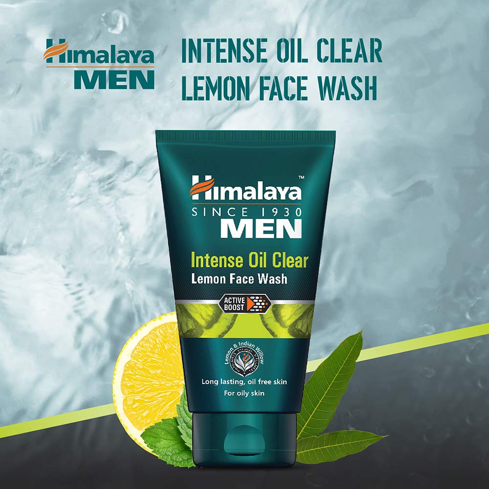 Himalaya Men Intense Oil Clear Lemon Face Wash -50 ml image 2