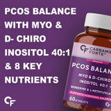 Carbamide Forte PCOS Supplement - 60 Veg Tablets image 4