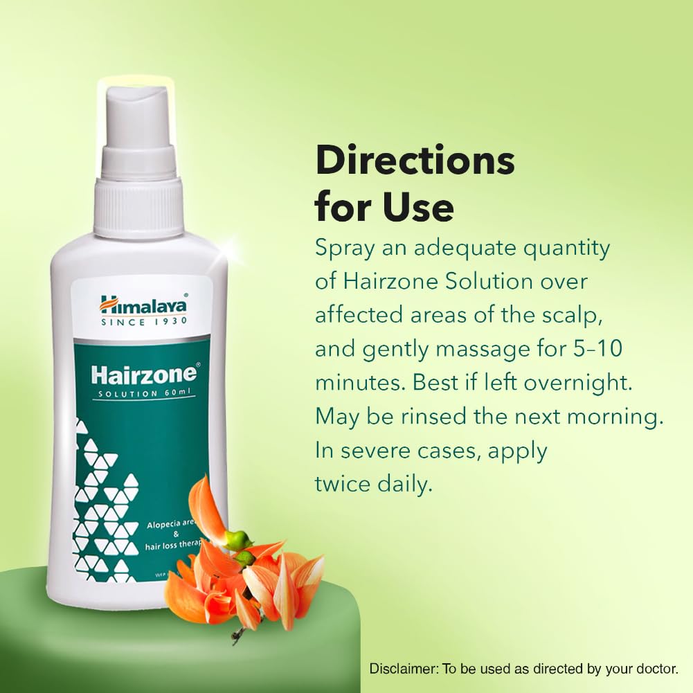 Himalaya Hairzone Solution -60 ml image 8