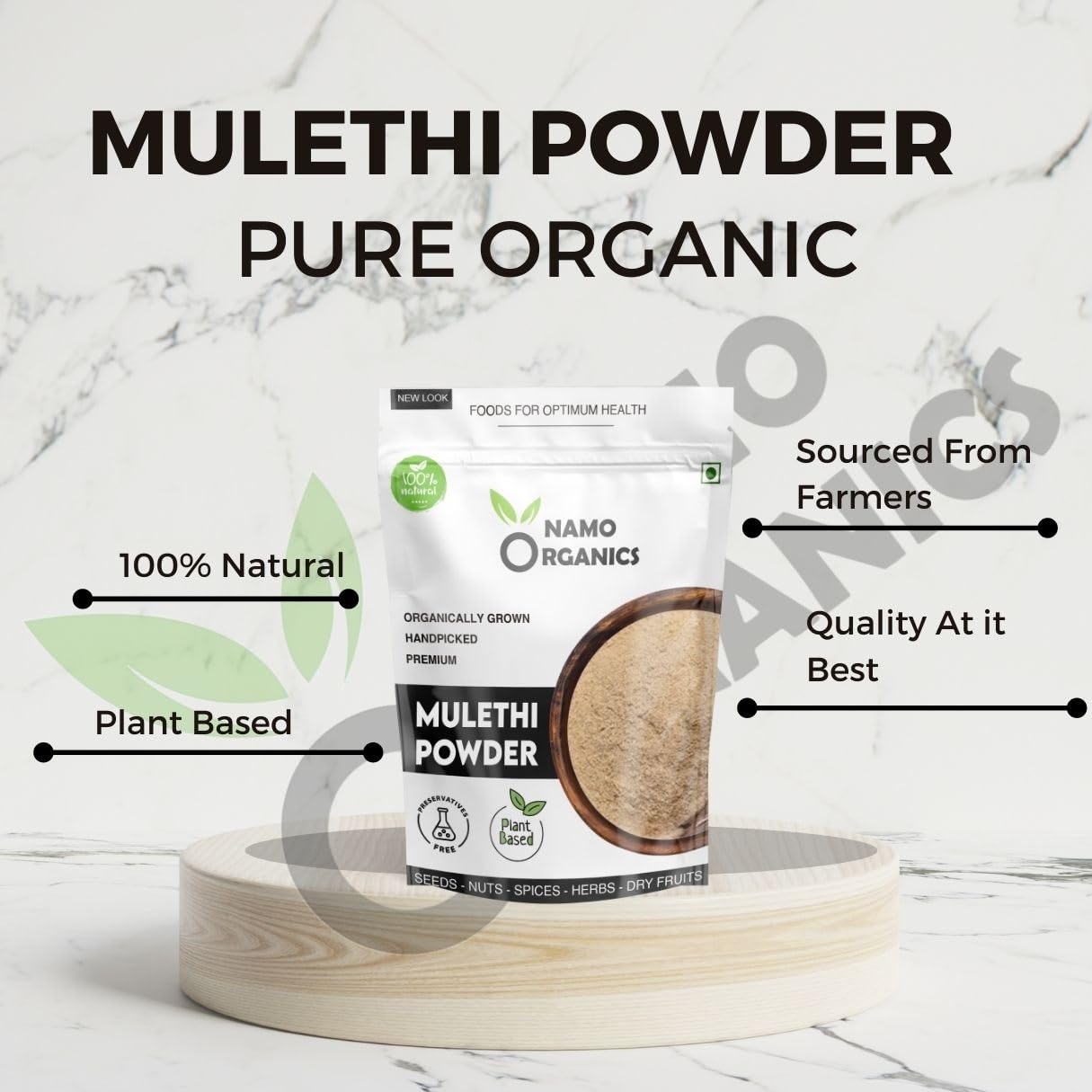 Namo Organics Mulethi Powder-250g image 5