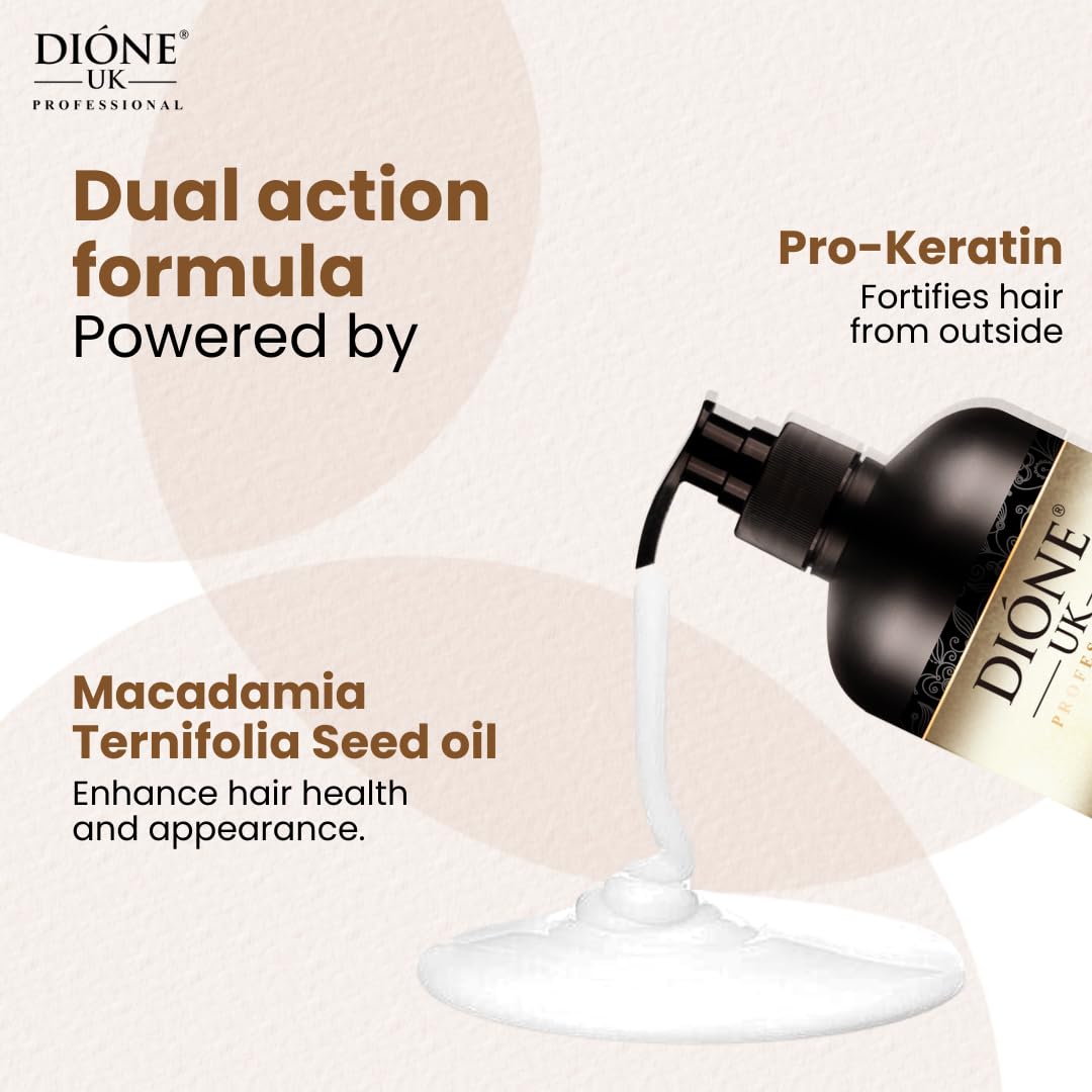 DIONE UK Keratin Enrichment Hair Shampoo (300 ML) image 4