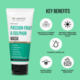 Dr. Sheth's Passion Fruit & Sulphur Face Mask -50 gm image 2