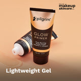 Pilgrim Glow Primer Lightweight Gel Based Velvety Matte Finish, Blurs Pores, Vit C+E Infused -30ml image 3