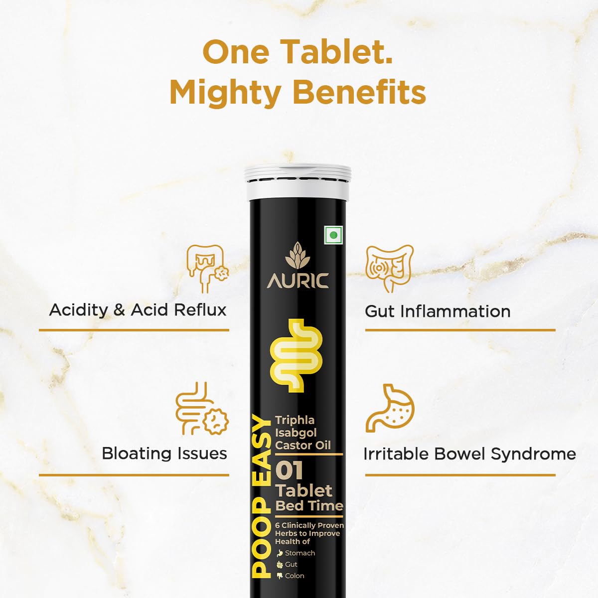 Auric Poop Easy Effervescent Tablet | 20 Tablets image 4