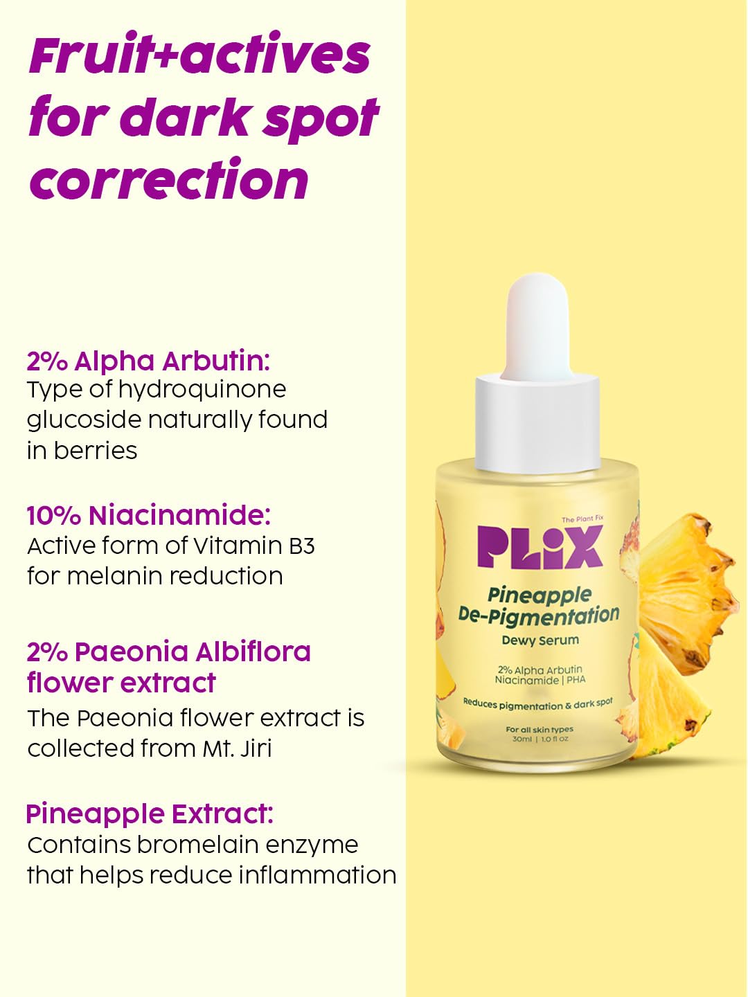PLIX  Face Serum and Moisturizer Combo (30ml + 50g) image 4