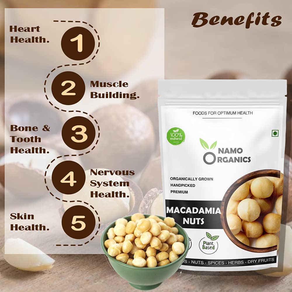 Namo Organics Macadamia Nuts -250g image 6