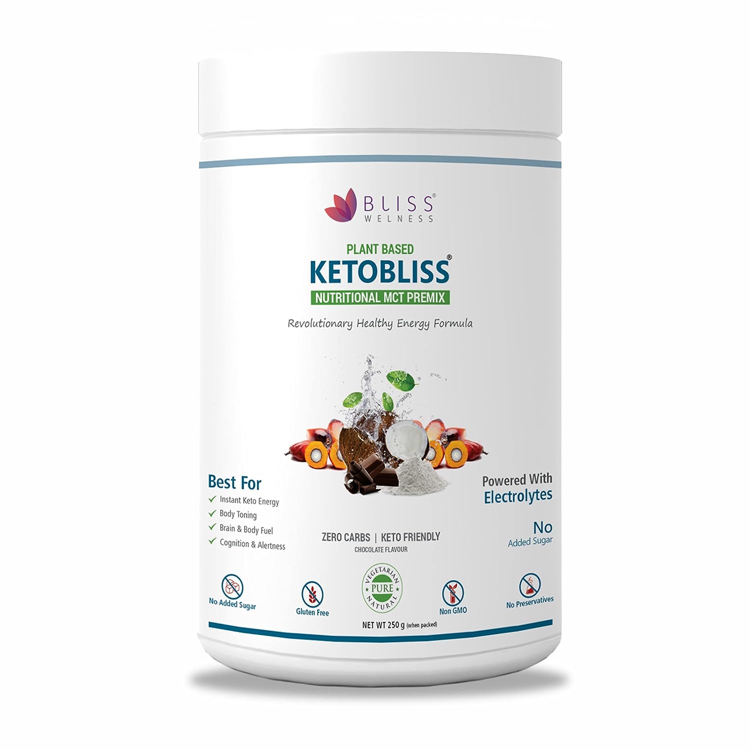 Bliss Welness Keto MCT Oil Powder