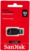 SanDisk Cruzer Blade 64GB USB 2.0 Flash Drive
