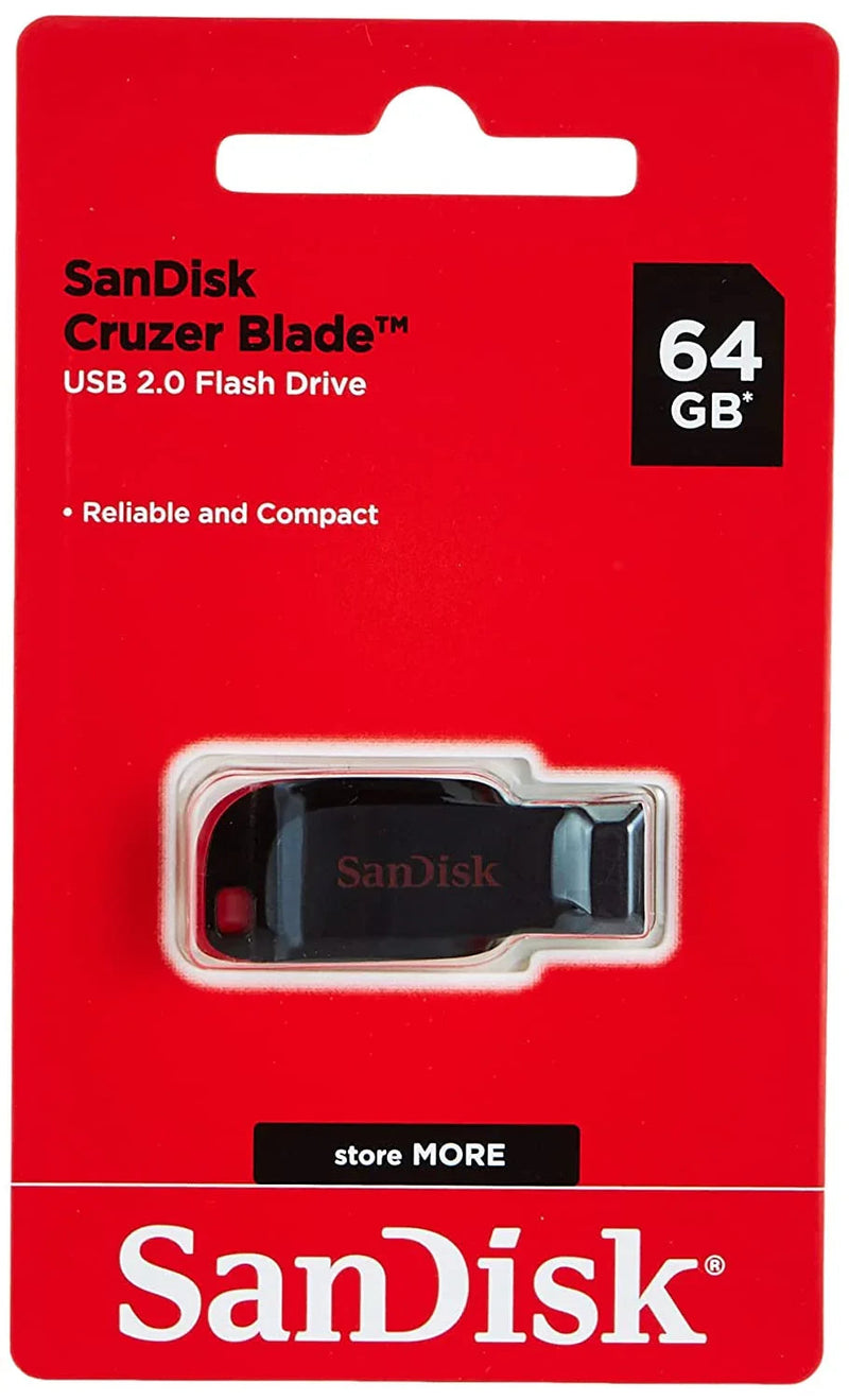 SanDisk Cruzer Blade 64GB USB 2.0 Flash Drive