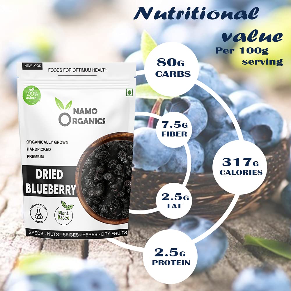 Namo Organics Dried Blueberry -250g image 4