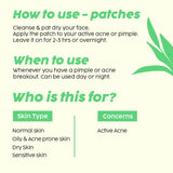 PLIX - THE PLANT FIX Acne Patch Transparent, Waterproof with 0.5% Salicylic Acid | Ultra-thin with 100% Hydrocolloid | For Pimple Skin | 2 Sizes |36 patches image 6