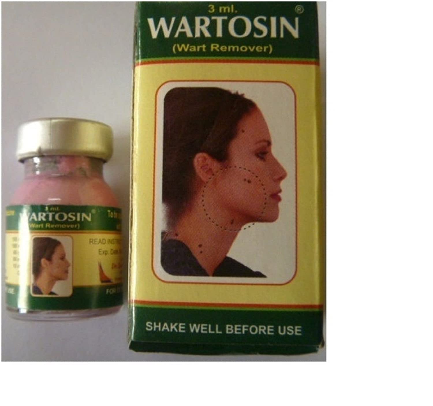 Wartosin (wart remover) Unique Herbal Formulation 3ml