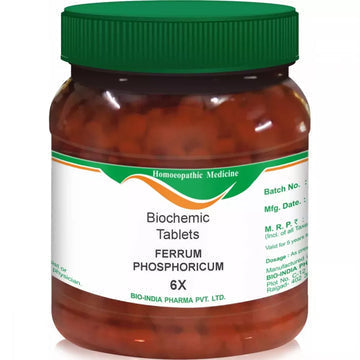 Bio India Ferrum Phosphoricum Biochemic Tablet image 4