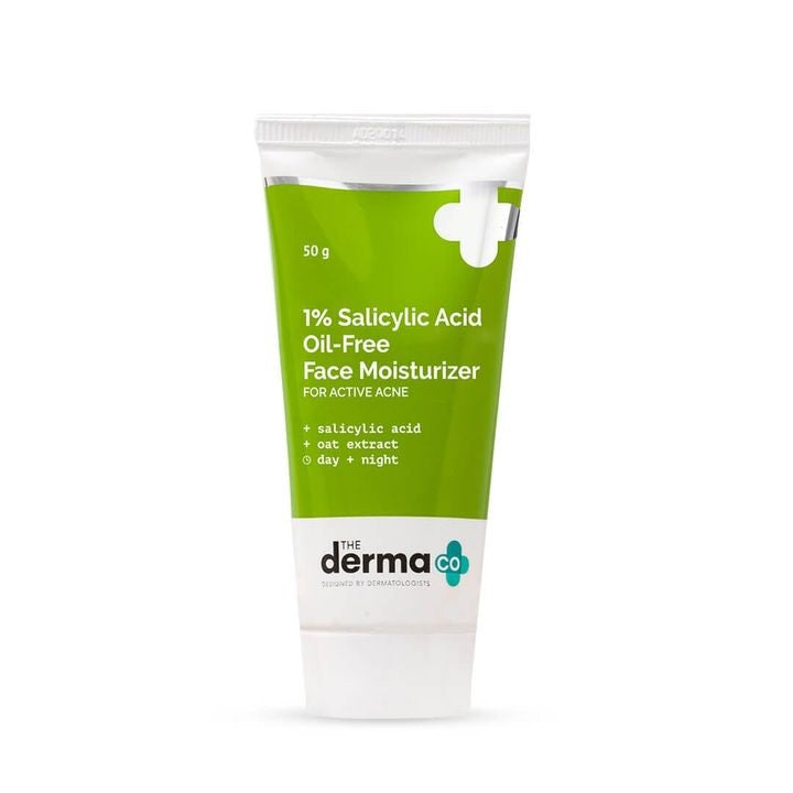1% Salicylic Acid Oil-Free Moisturizer For Face with Oat Extract - 50g image 6