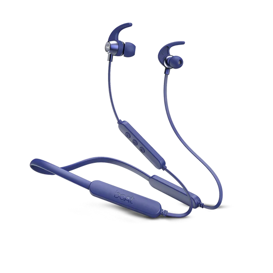 boAt Rockerz 255F Pro with ASAP Charge and upto 10 Hours Playback Bluetooth Headset (Active Blue), In the Ear)