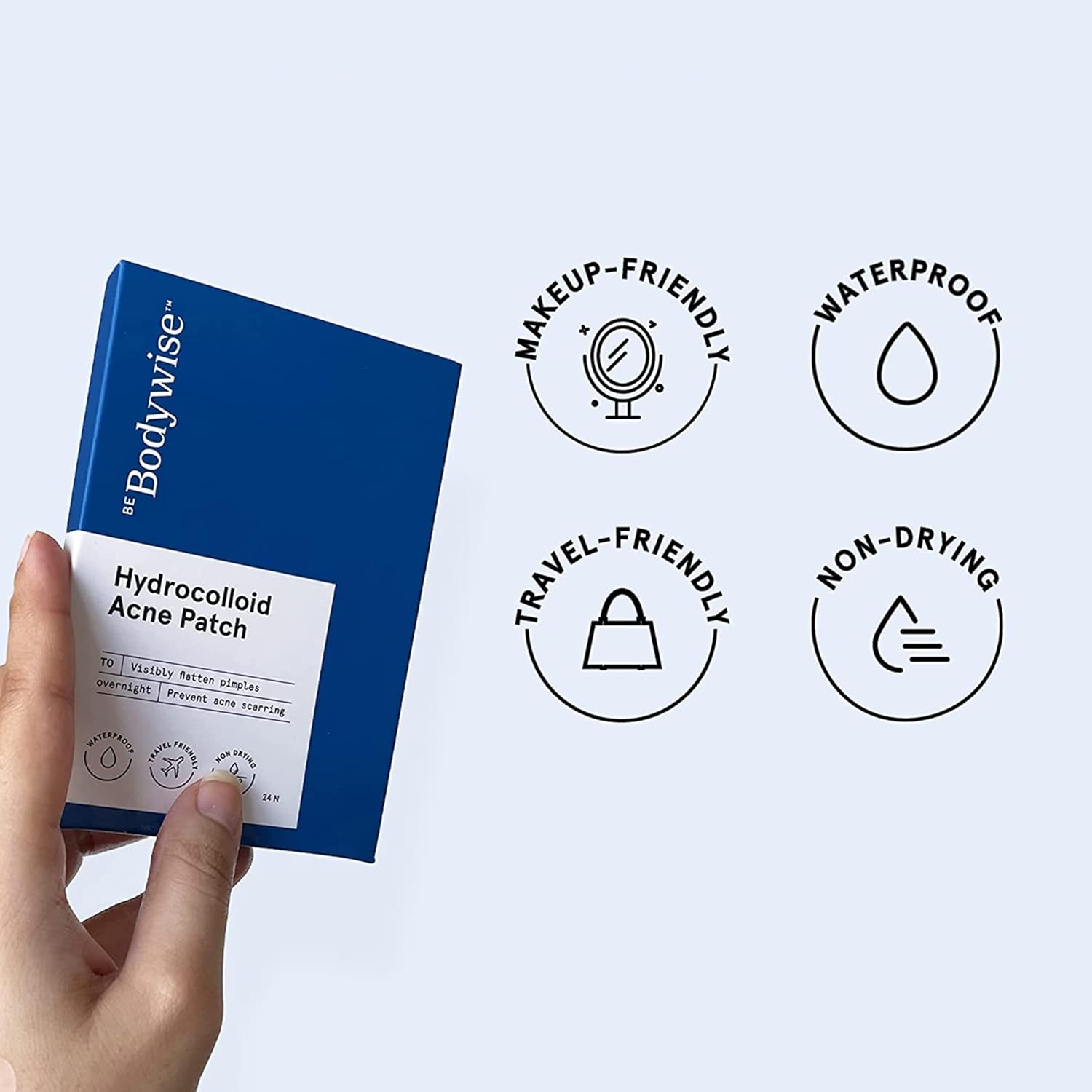 BeBodywise Hydrocolloid Acne Pimple Patch -24 pcs image 8