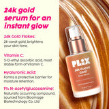 PLIX 24k Guava Gold Lightweight Face Serum and Moisturizer Combo-30 ml + 50g image 3