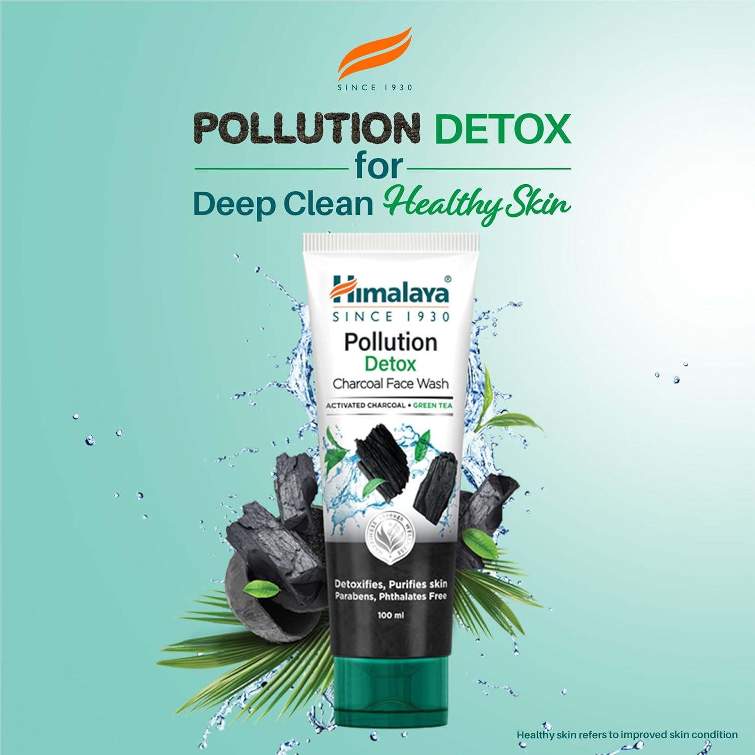 Himalaya Pollution Detox Charcoal Face Wash | 100ml image 3