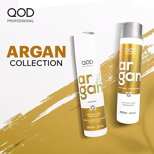 QOD Professional Argan Shampoo & Conditioner Combo image 3