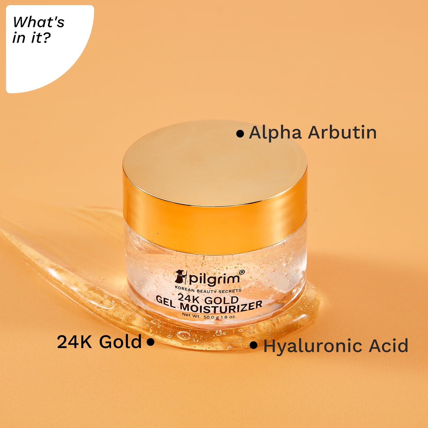 Pilgrim 24k Gold Gel Moisturizer - 50gm image 4