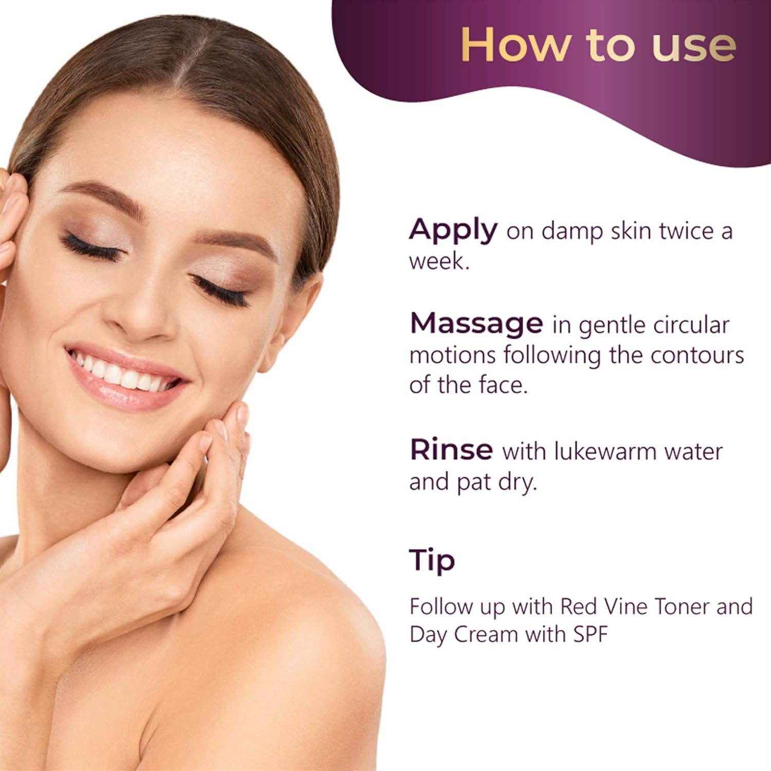 Pilgrim Red Vine Face Care Kit | Face Wash 100ml, Face Scrub 50gm, Face Mask 100gm | image 5