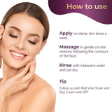 Pilgrim Red Vine Face Care Kit | Face Wash 100ml, Face Scrub 50gm, Face Mask 100gm | image 5