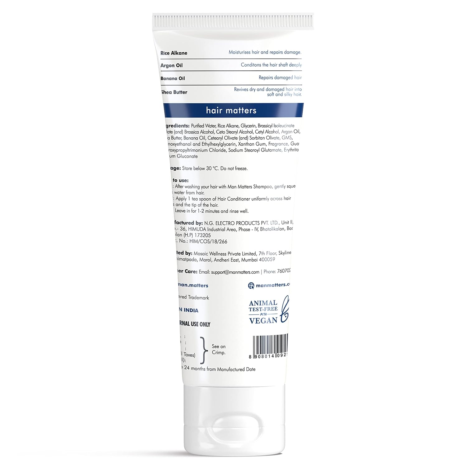 Man Matters Hair Conditioner 90Ml image 5