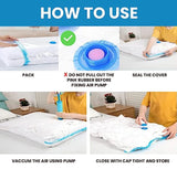 Vacuum Compression Storage Bags with Hand Pump (Pack of 5) image 4