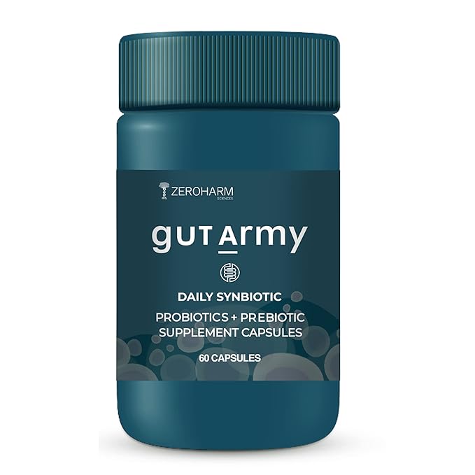 ZEROHARM Gut Army Probiotics Supplement for Men & Women - 60 tabs image 3