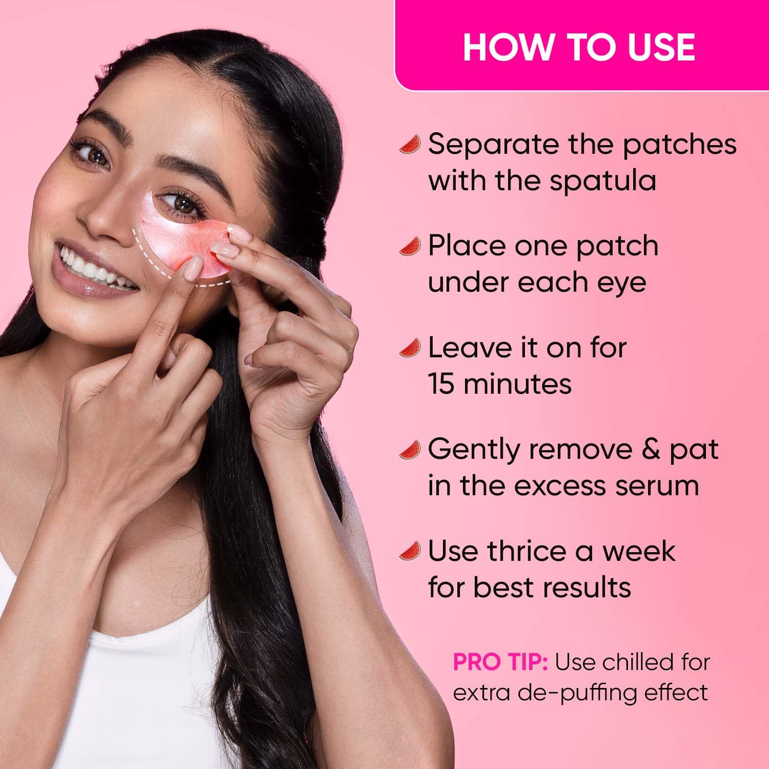 Dot & Key Watermelon Cooling Hydrogel Eye Patches -60 pcs image 4