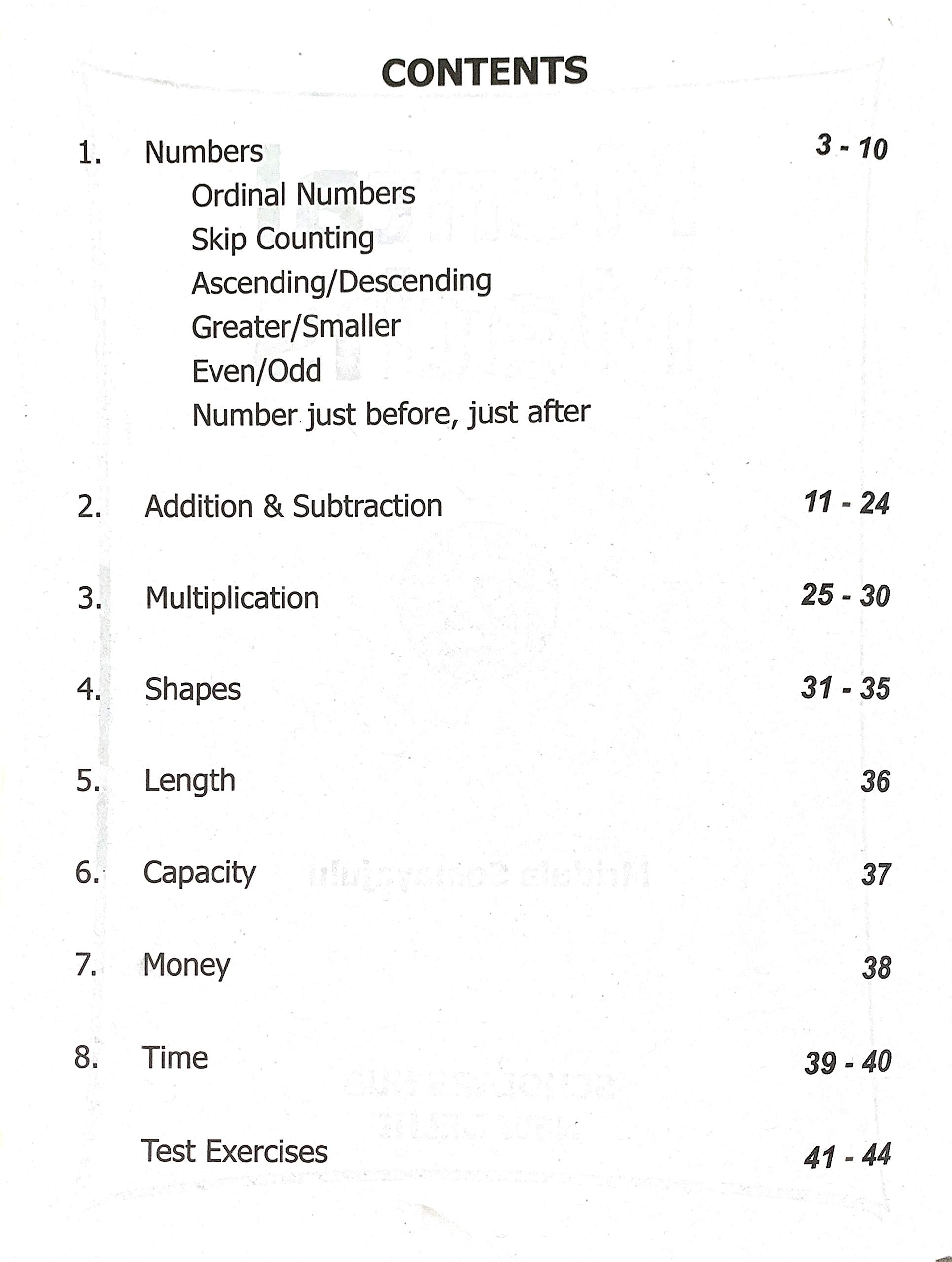 Scholars Hub Mental Maths Workbook -Vol 1, Vol 2 ( Set Of 2 Books) (For Ages 6-8) | Maths Book For Class 1,2 | 88 Pages…