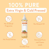 WishCare Premium Cold Pressed Castor Oil -200 ml image 3