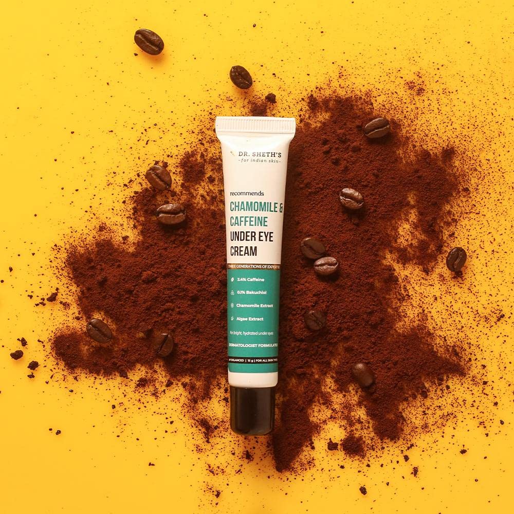 Dr. Sheth's Chamomile & Caffeine Under Eye Cream -15 gm image 2