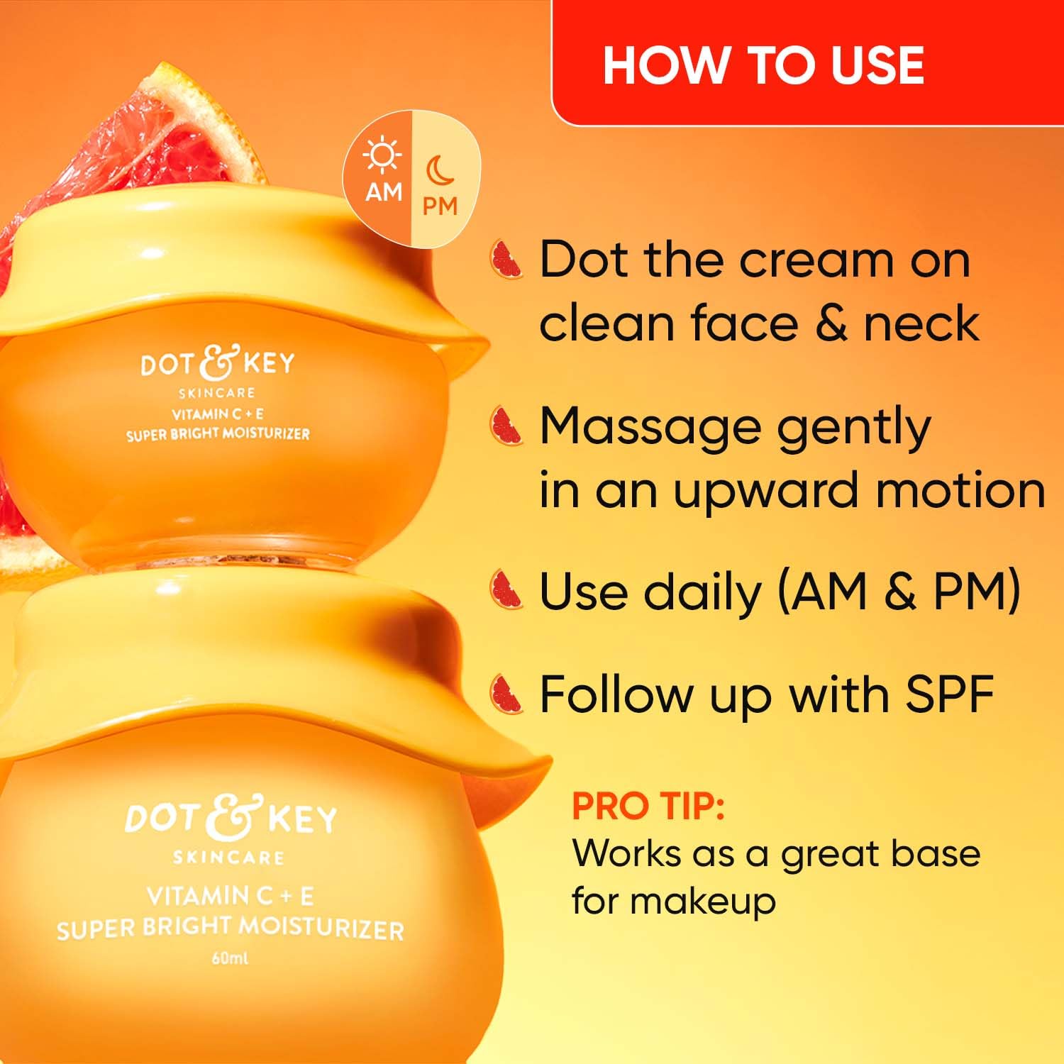 Dot & Key Vitamin C+E Super Bright Moisturizer -14ML image 3