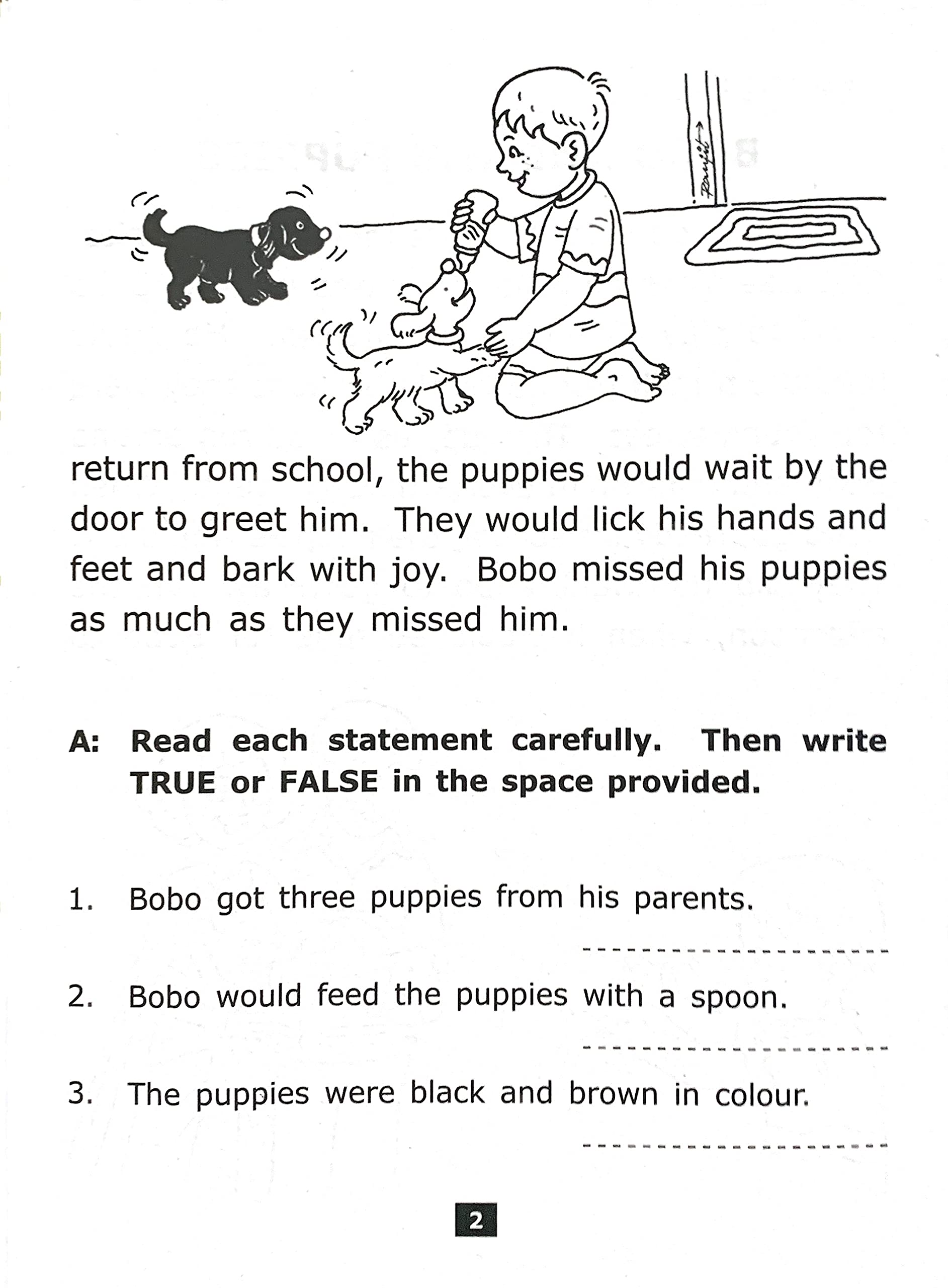 Scholars Hub Comprehension Book For Develop Reading And Writing Skills Of Kids (For Primary Classes) (Vol. 1, 2) ( Set Of 2…
