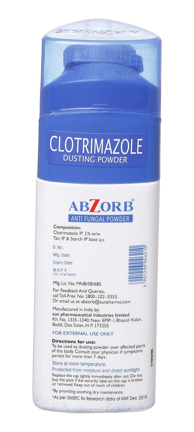 Abzorb Anti Fungal Dusting Powder 100 gm image 3