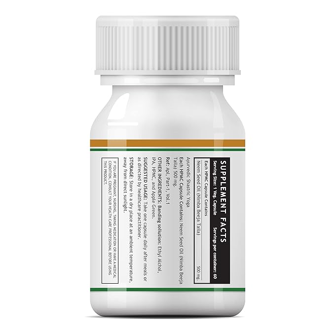 INLIFE Neem Seed Oil Supplement - 60 tabs image 4