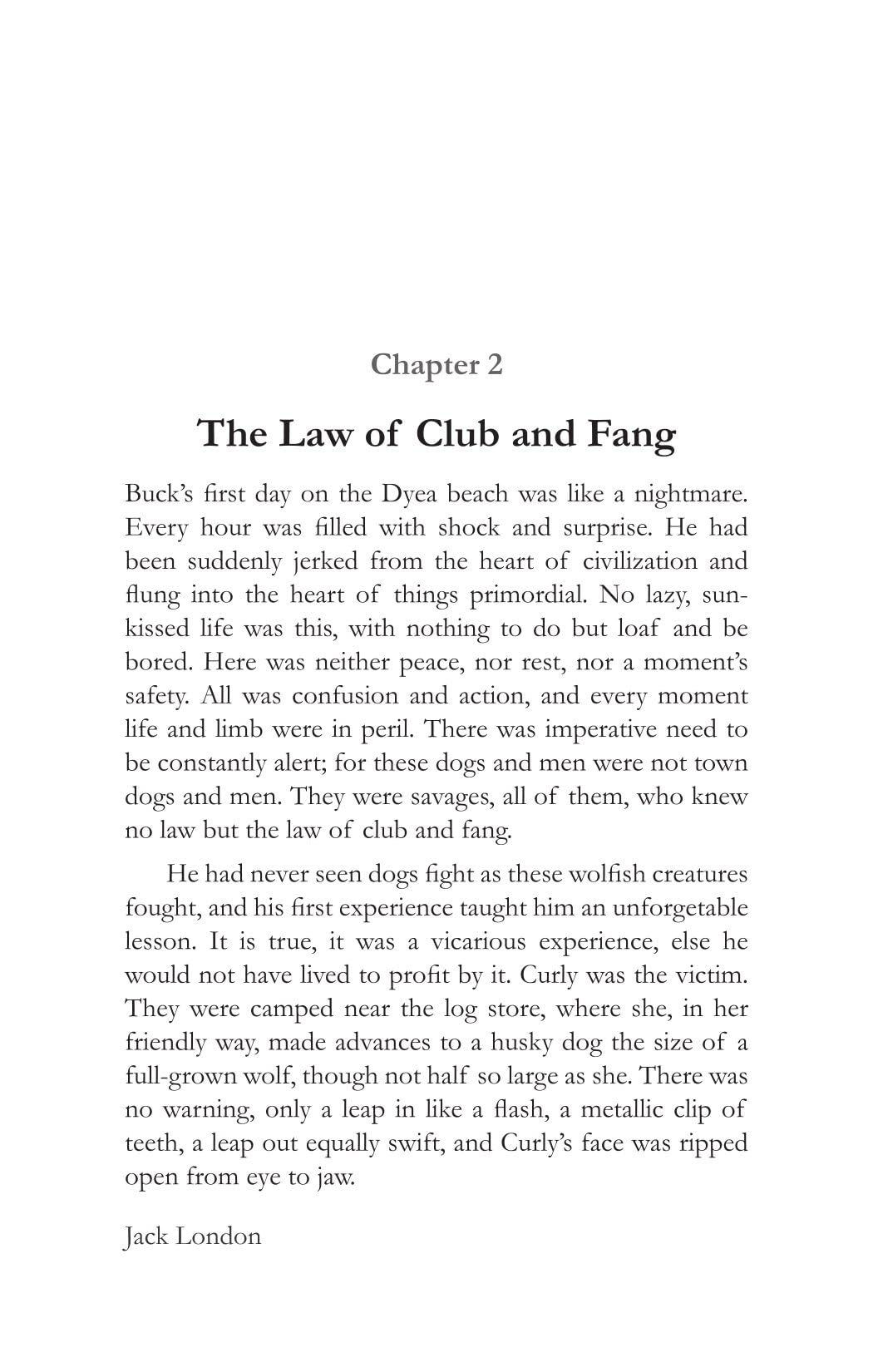 The Call Of The Wild - Jack London – Unbound Script (image 5)