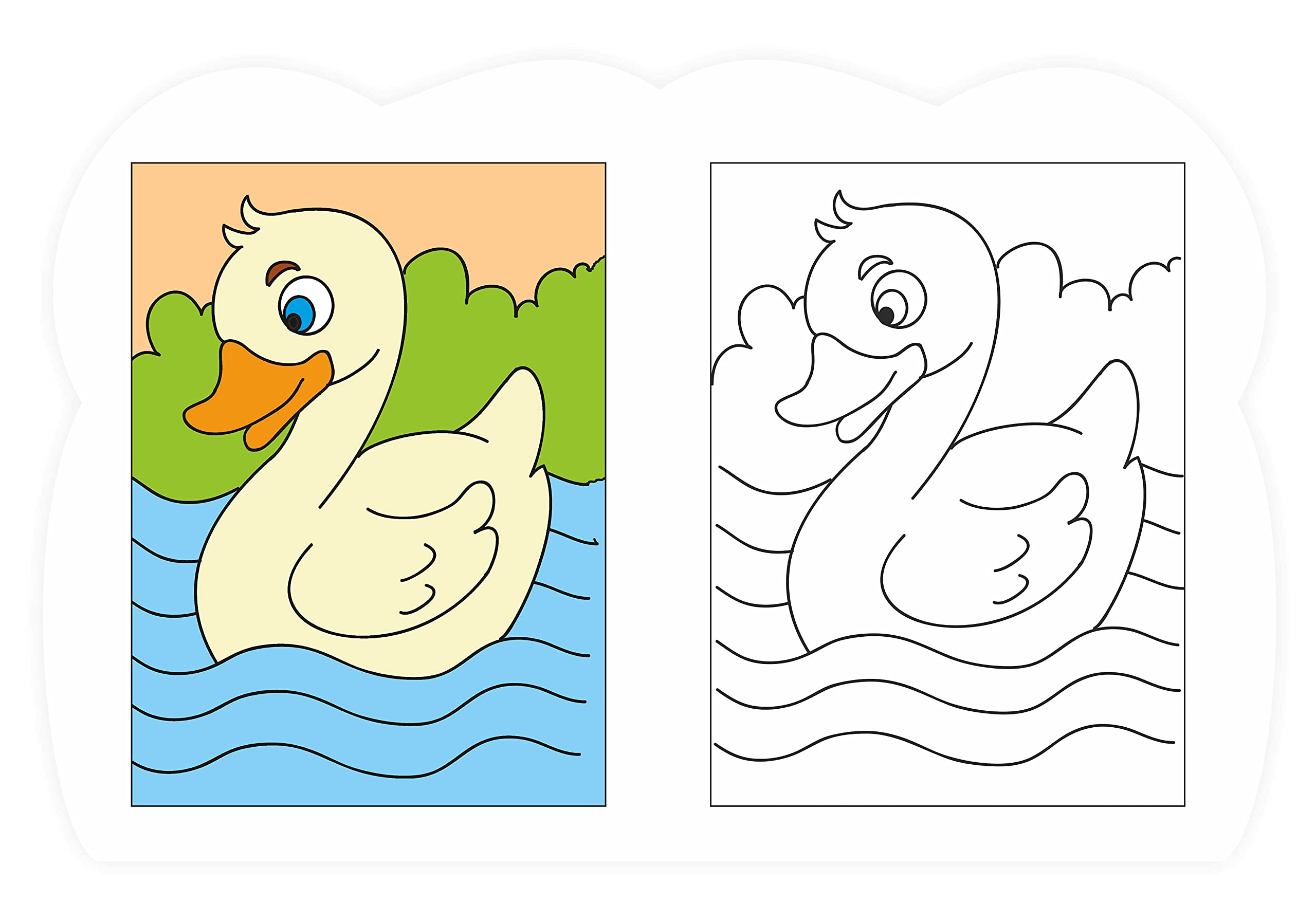 Coloring Book For Kids: Scholars Hub Copy Colour Book - Vol 1, Vol 2 (Set Of 2 Books) (For Ages 3+) | 64 Pages (image 3)