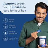 Man Matters Biotin Gummies  Strawberry Flavou- 60 Days Pack image 3