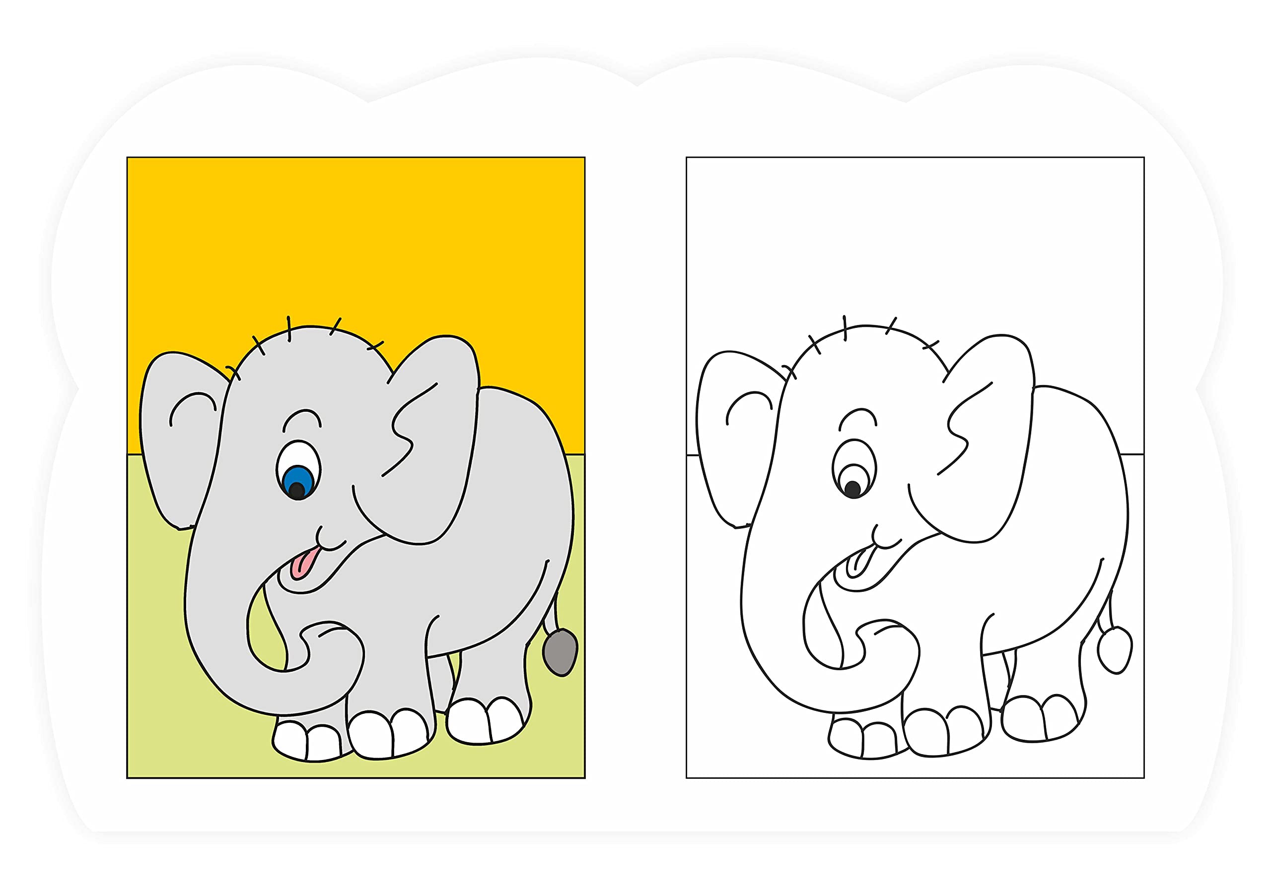 Coloring Book For Kids: Scholars Hub Copy Colour Book - Vol 1, Vol 2 (Set Of 2 Books) (For Ages 3+) | 64 Pages (image 2)