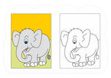 Coloring Book For Kids: Scholars Hub Copy Colour Book - Vol 1, Vol 2 (Set Of 2 Books) (For Ages 3+) | 64 Pages (image 2)