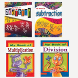 Scholars Hub Addition, Subtraction, Multiplication & Division Book For Kids Combo (Set Of 4 Books) | 192 Pages