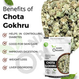 Namo Organics Gokhru Chota | 200 gms image 3